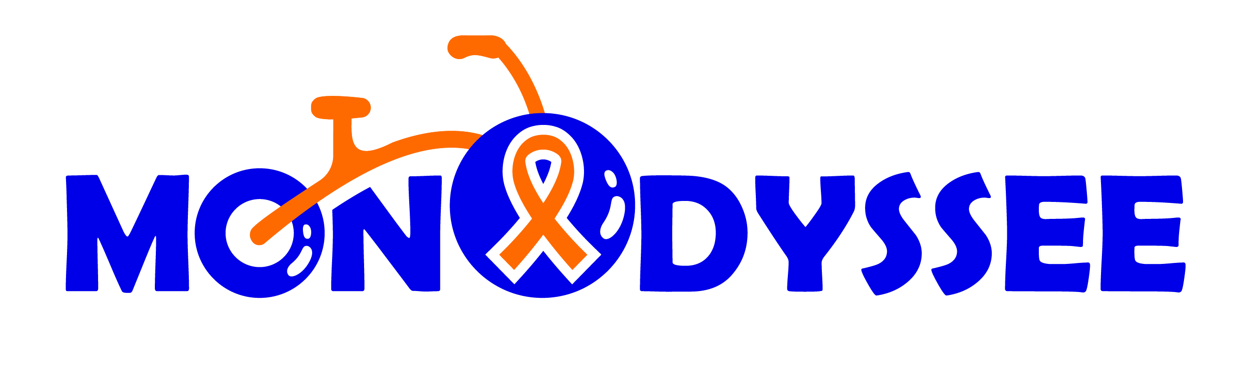 Monodyssée — vélo, ruban orange, tour d'Europe